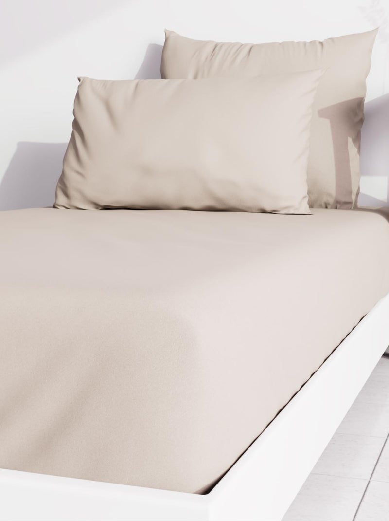 Ensemble couette et parure 5 Pièces BOHEME pour lit en 90x190 cm, par Soleil d'ocre Ecru - Kiabi