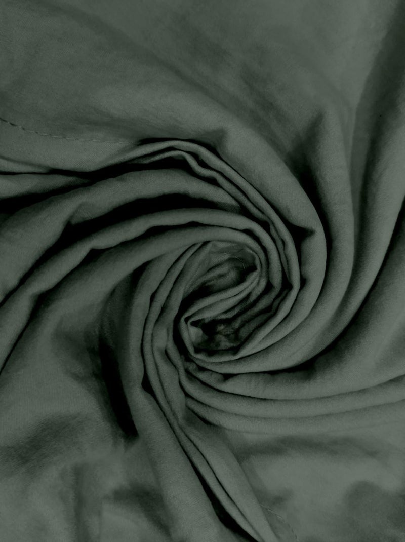 Ensemble couette et parure 5 Pièces BOHEME pour lit en 90x190 cm, par Soleil d'ocre Kaki - Kiabi