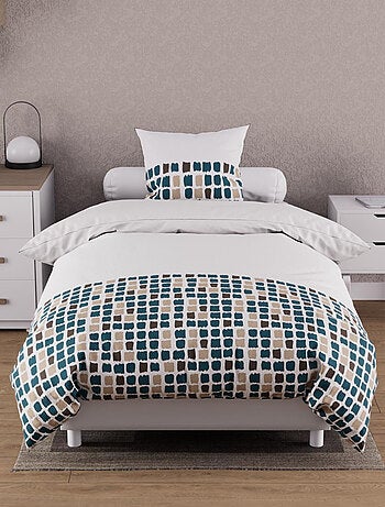 Ensemble couette et parure 5 Pièces FABIO pour lit en 90x190 cm, par Soleil d'ocre