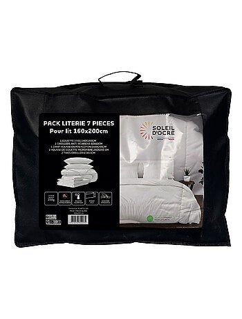 Ensemble couette et parure 7 Pièces BOHEME, par Soleil d'ocre