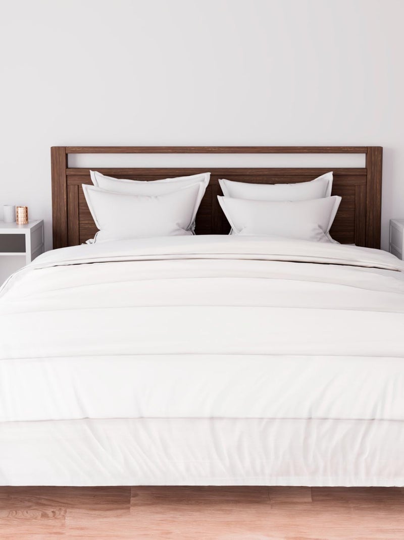 Ensemble couette et parure 7 Pièces BOHEME, par Soleil d'ocre Blanc - Kiabi