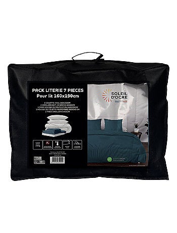 Ensemble couette et parure 7 Pièces BOHEME, par Soleil d'ocre