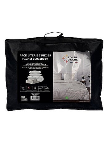 Ensemble couette et parure 7 Pièces BOHEME, par Soleil d'ocre