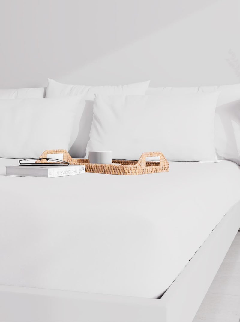 Ensemble couette et parure 7 Pièces BOHEME, par Soleil d'ocre Rouge brique - Kiabi