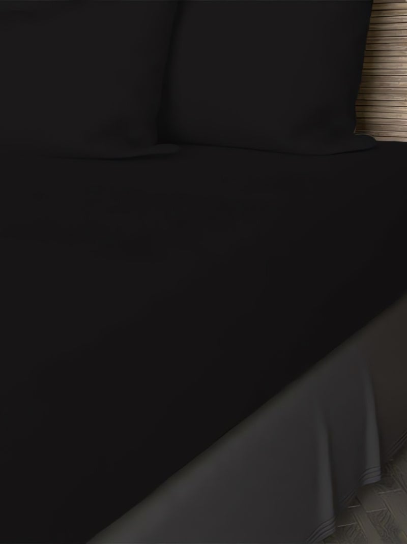 Ensemble couette et parure 7 Pièces BOHEME pour lit en 140x200 cm, par Soleil d'ocre Noir - Kiabi
