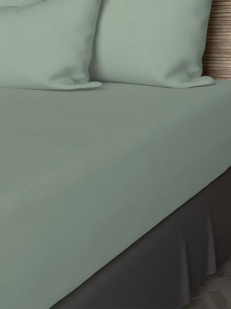 Ensemble couette et parure 7 Pièces BOHEME pour lit en 140x200 cm, par Soleil d'ocre Vert - Kiabi