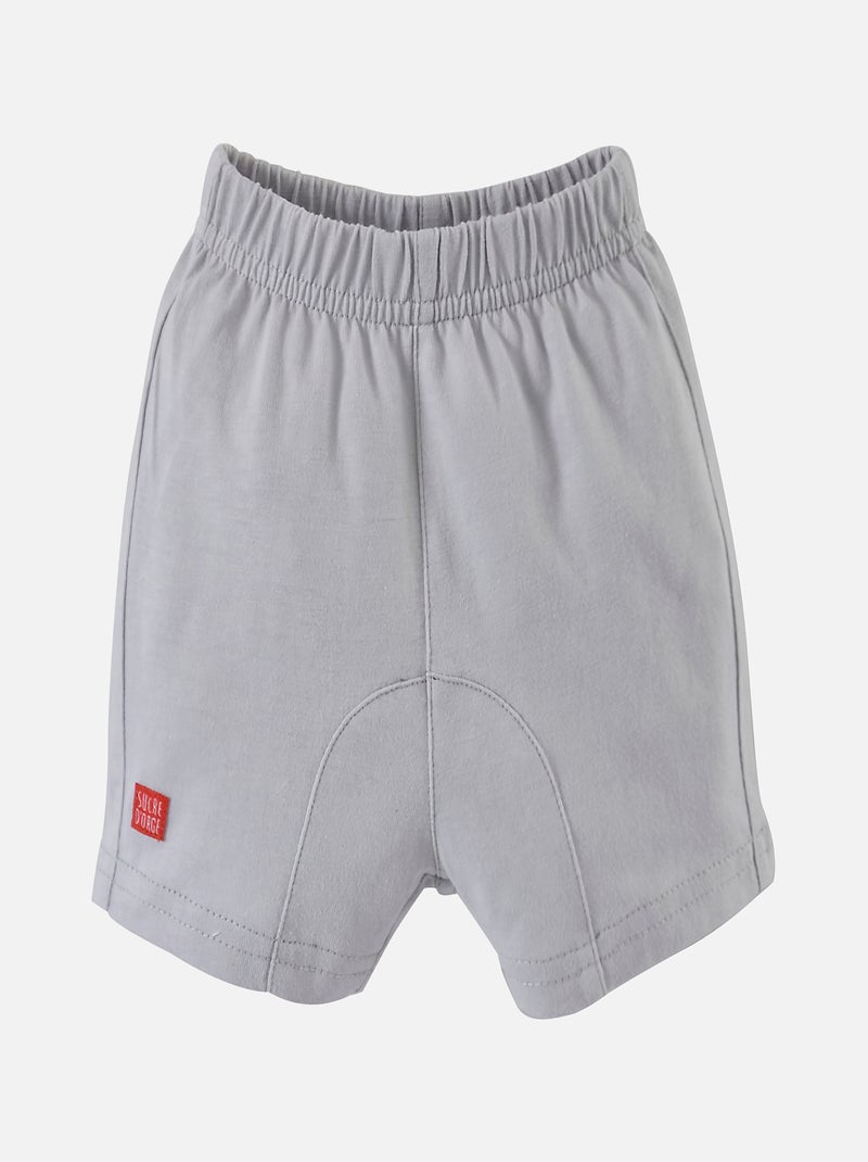 ENSEMBLE COURT BEBE GARCON Gris - Kiabi