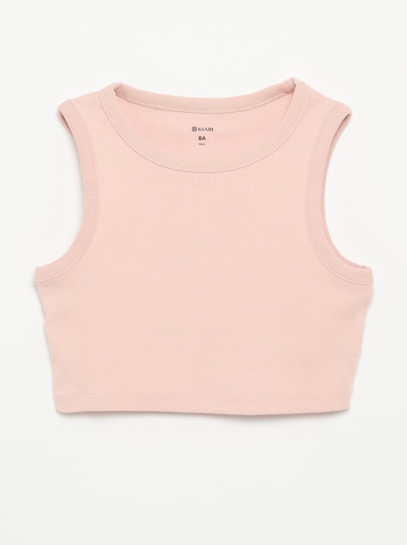 Ensemble court short + débardeur - 2 pièces Rose - Kiabi