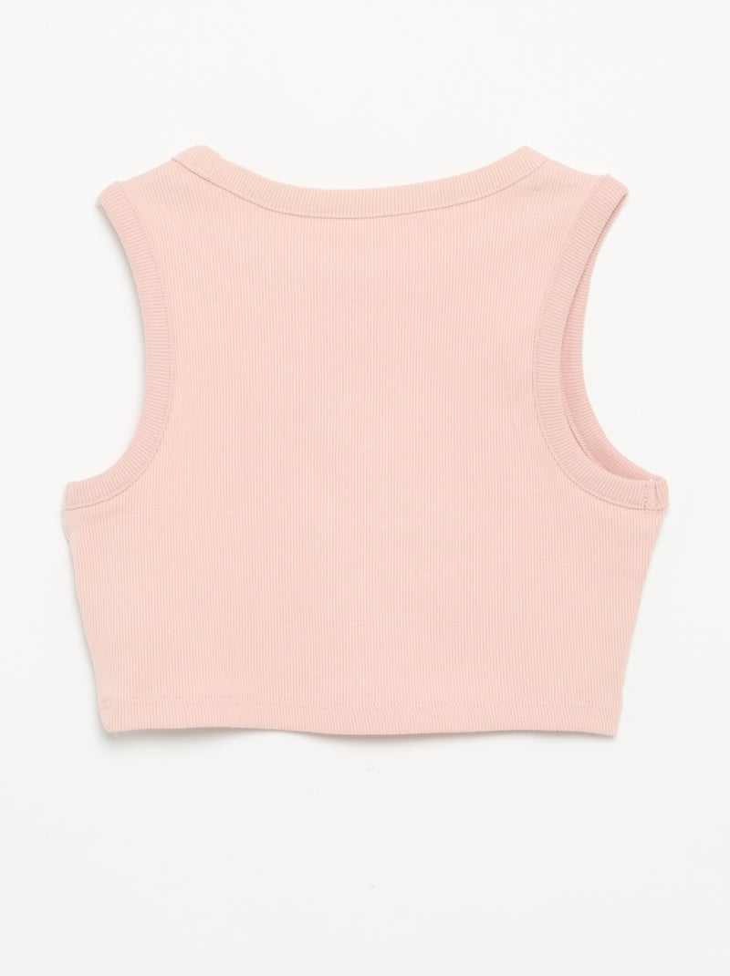 Ensemble court short + débardeur - 2 pièces Rose - Kiabi