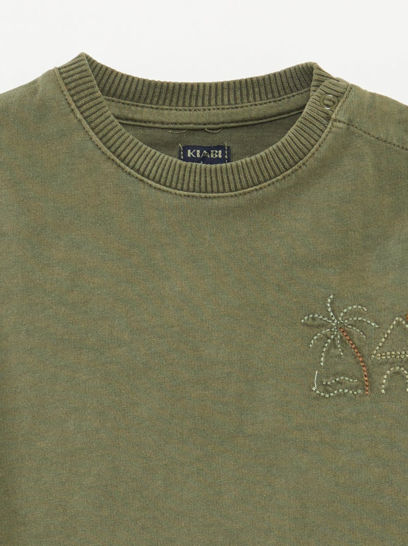 Ensemble court short + t-shirt - 2 pièces VERT - Kiabi