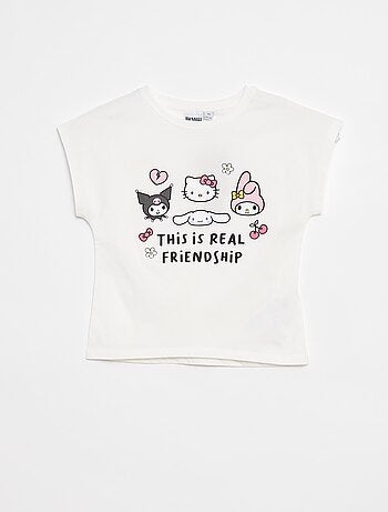 Ensemble court t-shirt + short 'Hello Kitty' - 2 pièces
