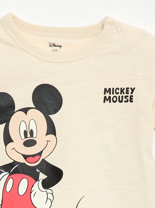 Ensemble court t-shirt + short 'Mickey' - 2 pièces - Kiabi