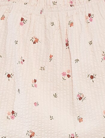 Ensemble court top + short - 2 pièces