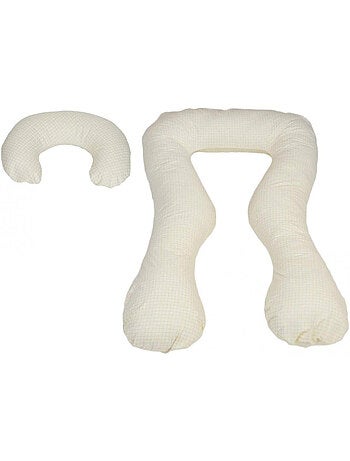 Ensemble coussins d'accouchement pre post natal pour les femmes à carreaux