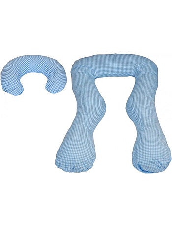 Ensemble coussins d'accouchement pre post natal pour les femmes à carreaux