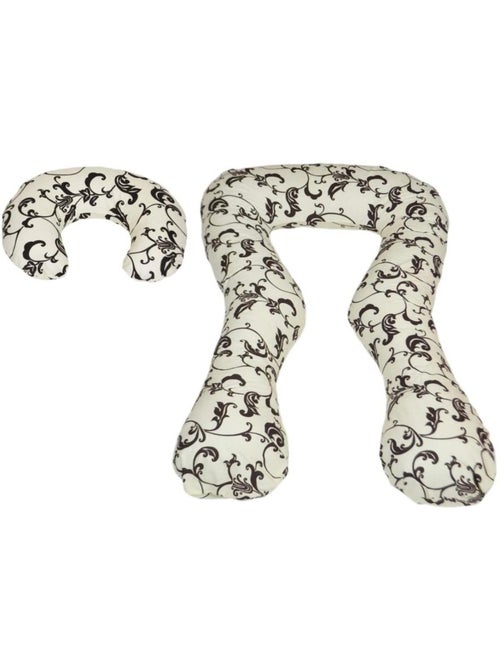 Ensemble coussins d'accouchement pre post natal pour les femmes dessin floral clair - Kiabi
