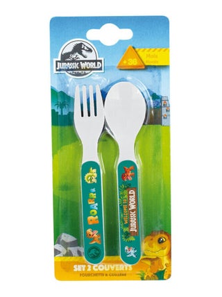 Ensemble Couverts (Fourchette, Cuillère) - Jurassic World