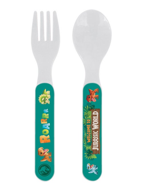 Ensemble Couverts (Fourchette, Cuillère) - Jurassic World - Kiabi