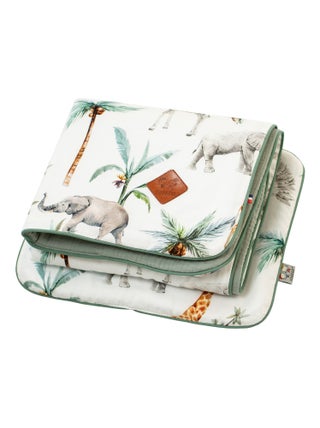 Ensemble couverture et coussin pour berceau et couffin, Safari SEVIRA KIDS