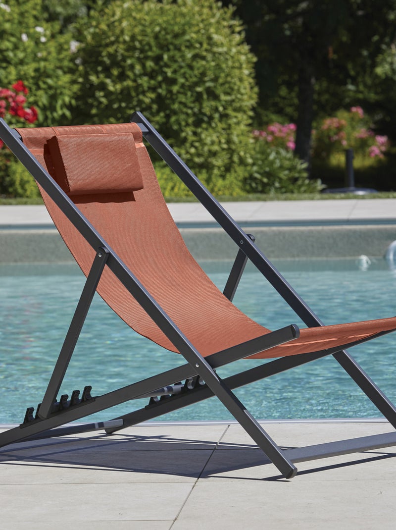 Ensemble de 2 chiliennes ATHOS Terracotta - Kiabi