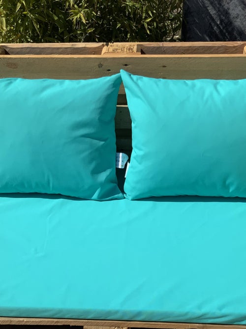 Ensemble de 2 coussins extérieurs pour salon palette - Kiabi