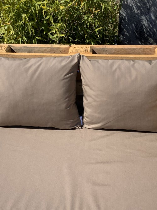 Ensemble de 2 coussins extérieurs pour salon palette - Kiabi