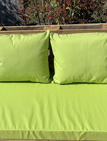 Ensemble de 2 coussins extérieurs pour salon palette