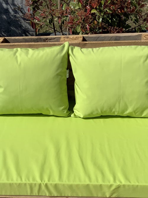 Ensemble de 2 coussins extérieurs pour salon palette - Kiabi
