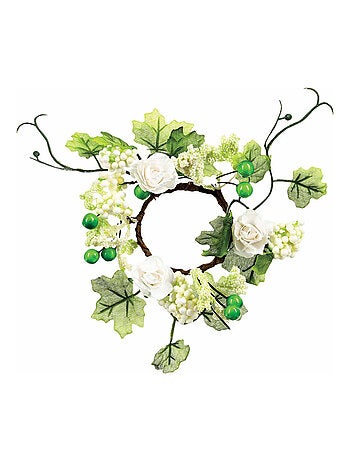 Ensemble de 2 décorations florales pour photophore