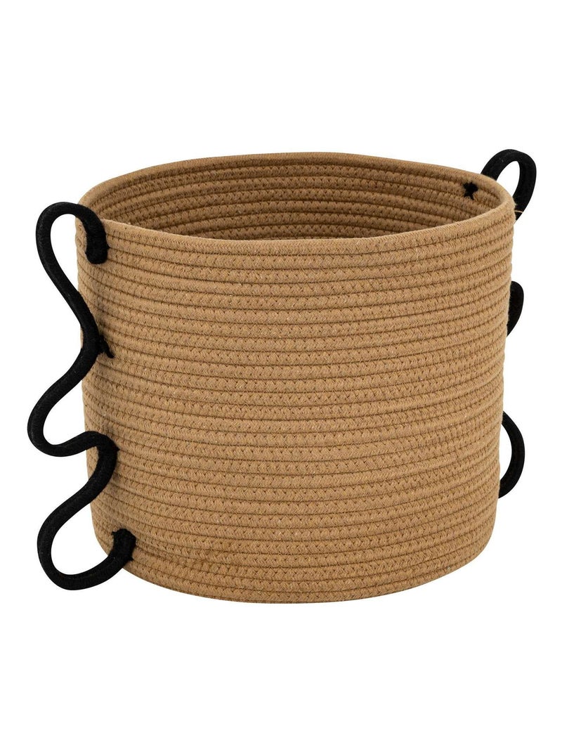 Ensemble de 2 paniers en coton et polyester Beige - Kiabi
