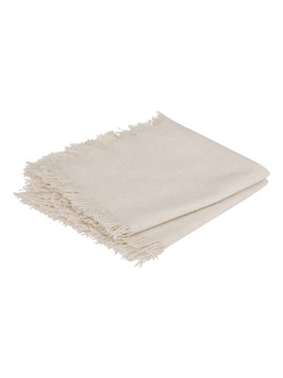 Ensemble de 2 serviettes de table à franges MAHA