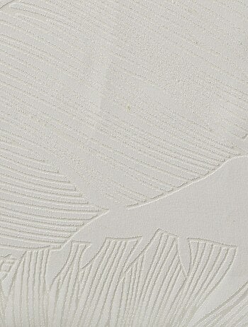 Ensemble de 2 voilages de fenêtre à motifs feuilles DEV