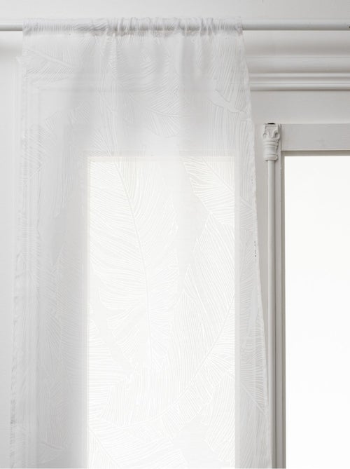 Ensemble de 2 voilages de fenêtre à motifs feuilles DEV - Kiabi Ensemble de 2 voilages de fenêtre à motifs feuilles DEV - Kiabi