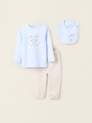Ensemble de 3 Pièces en Coton