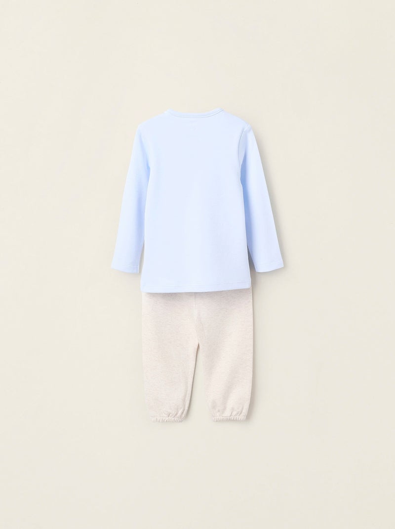 Ensemble de 3 Pièces en Coton Bleu - Kiabi
