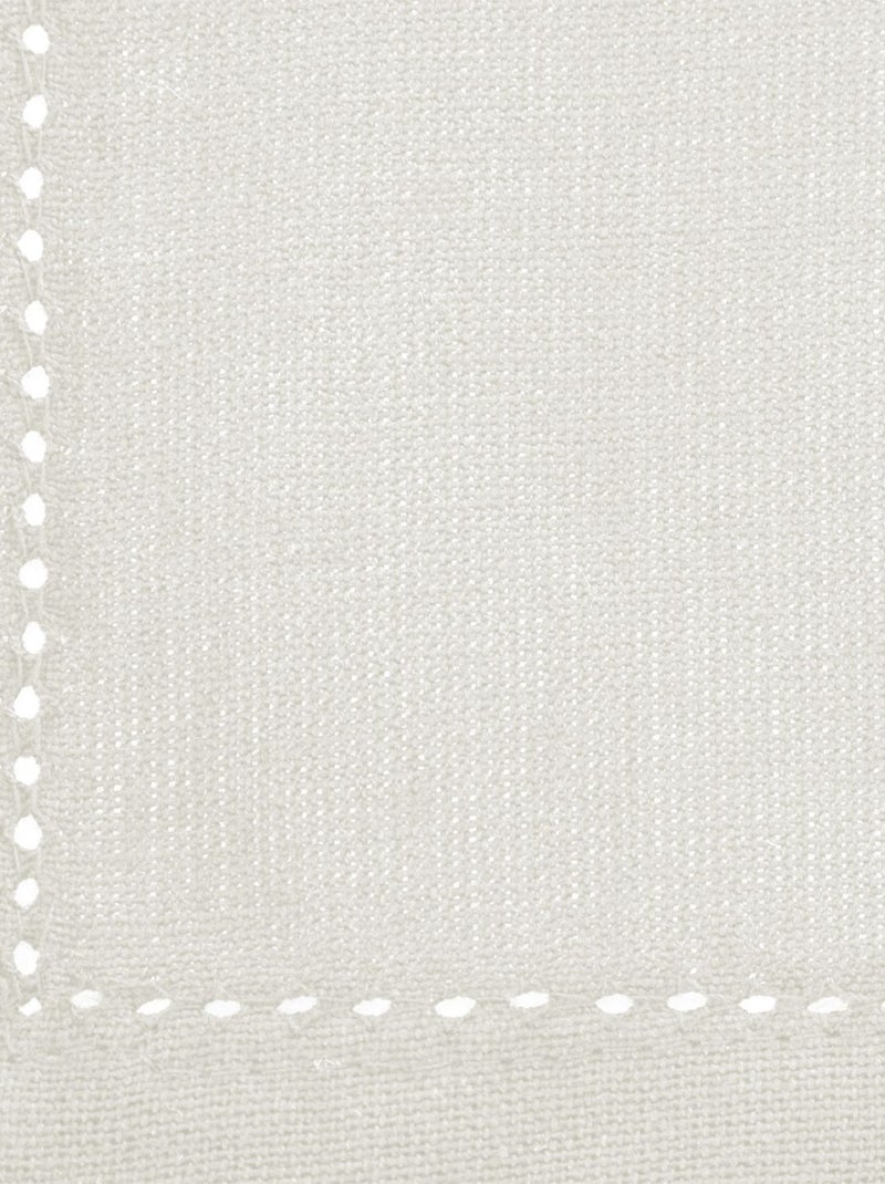 Ensemble de 4 serviettes de table CHAMBRAY Blanc - Kiabi