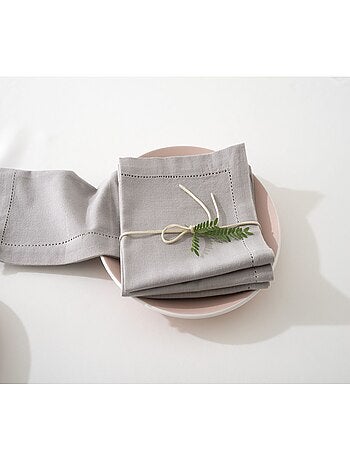 Ensemble de 4 serviettes de table CHAMBRAY