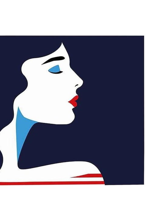 Ensemble de 4 tableaux sur toile imprimée 28x28 cm Baigneuse - Kiabi