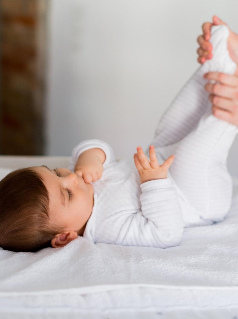 Ensemble de 5 cintres pour enfants en métal/tissu Bleu - Kiabi