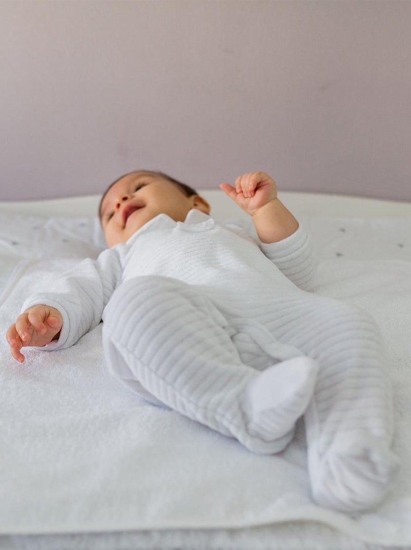 Ensemble de 5 cintres pour enfants en métal/tissu Bleu - Kiabi