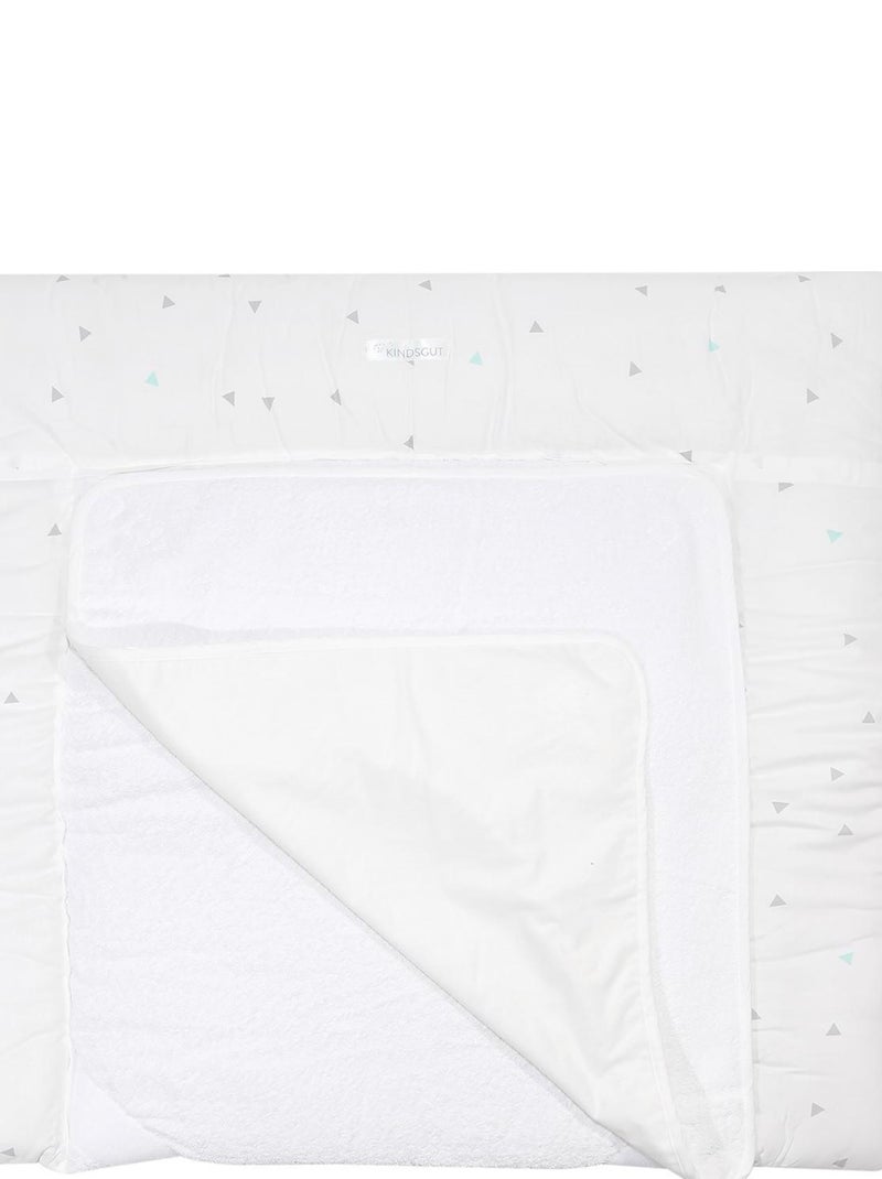 Ensemble de 5 cintres pour enfants en métal/tissu Bleu - Kiabi