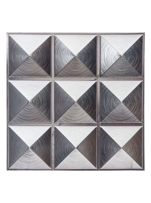Ensemble de 6 adhésifs muraux en relief effet carrelage - Kiabi Ensemble de 6 adhésifs muraux en relief effet carrelage - Kiabi