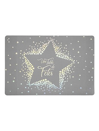 Ensemble de 6 sets de table de Noël une table de fêtes