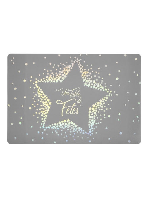 Ensemble de 6 sets de table de Noël une table de fêtes - Kiabi