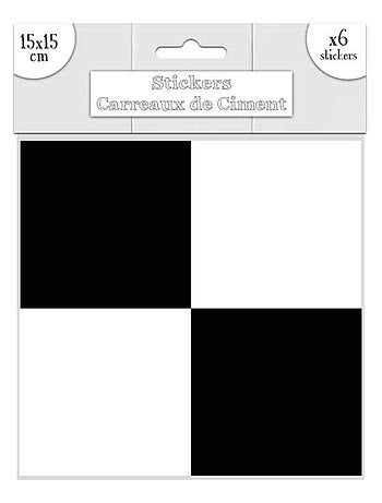 Ensemble de 6 stickers carreaux de ciment
