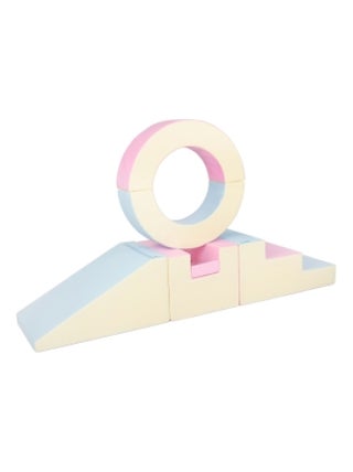 Ensemble de 7 blocs avec cerceau pastel