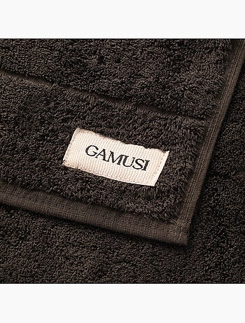 Ensemble de bain 100 % coton, éponge 600 g/m², avec boucle de suspension - Gamusi