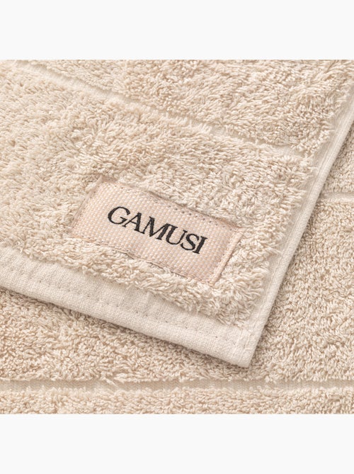 Ensemble de bain 100 % coton, éponge 600 g/m², avec boucle de suspension - Gamusi - Kiabi Ensemble de bain 100 % coton, éponge 600 g/m², avec boucle de suspension - Gamusi - Kiabi
