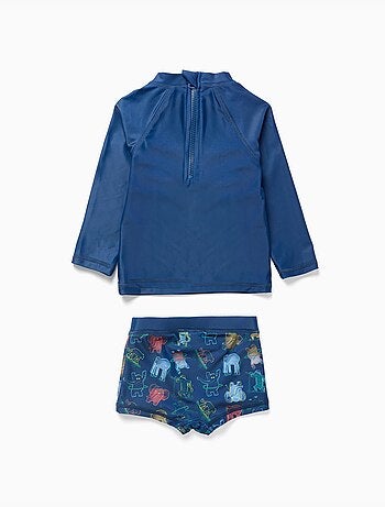 Ensemble de bain avec protection UV 40+ et motif