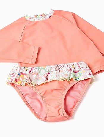 Ensemble de bain avec protection UV 40+ et motif mosaïque